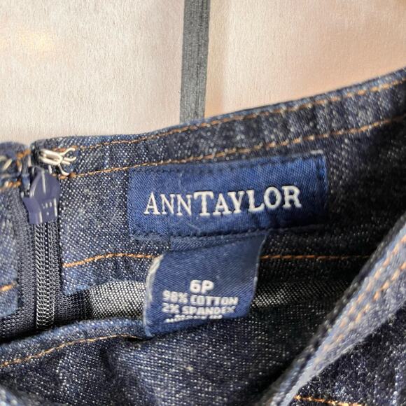 Ann Taylor Denim Sleeveless Dress 6P - Picture 4 of 8